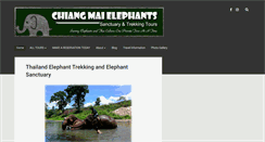 Desktop Screenshot of chiangmaielephants.com